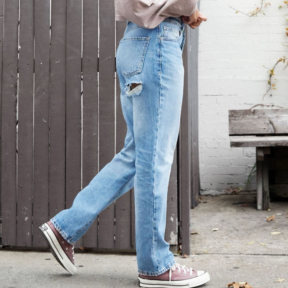 Garage Blue 90’s Boyfriend Jeans